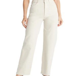 NEW MOTHER High Waisted Tunnel Vision Sneak in Beige Size 30 #327